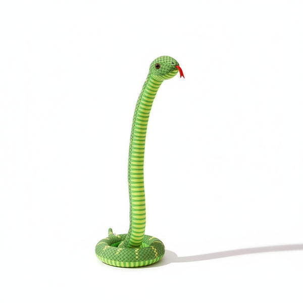Schlange Kuscheltier 100cm Grün