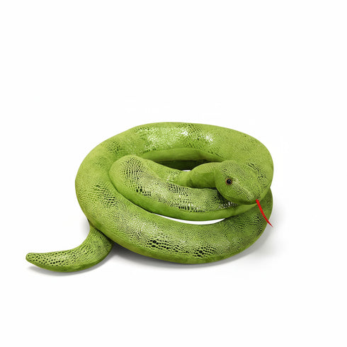 schlange kuscheltier xxl grun