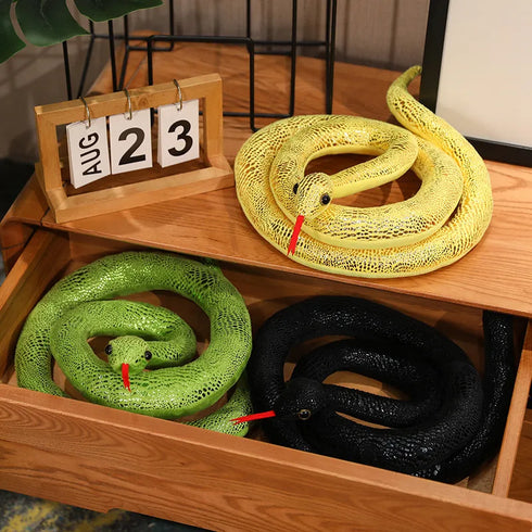 Schlange Kuscheltier XXL