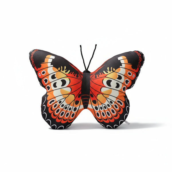 Schmetterling Kuschelkissen Bunt Orange