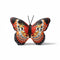 Schmetterling Kuschelkissen Bunt Orange