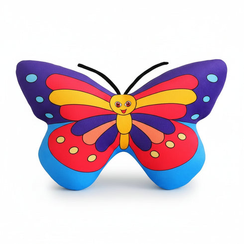 Schmetterling Kuscheltier Mehrfarbig Blau