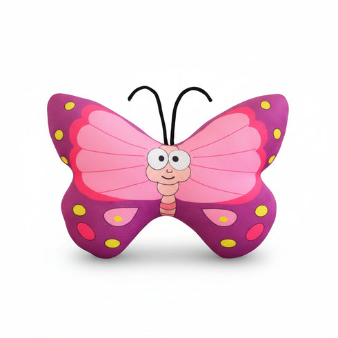 Schmetterling Kuscheltier Mehrfarbig Rosa