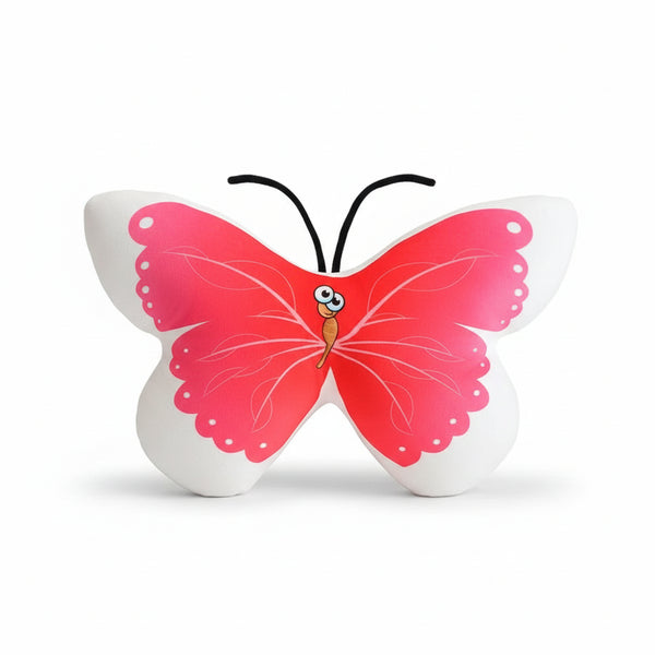 Schmetterling Kuscheltier Mehrfarbig Rot