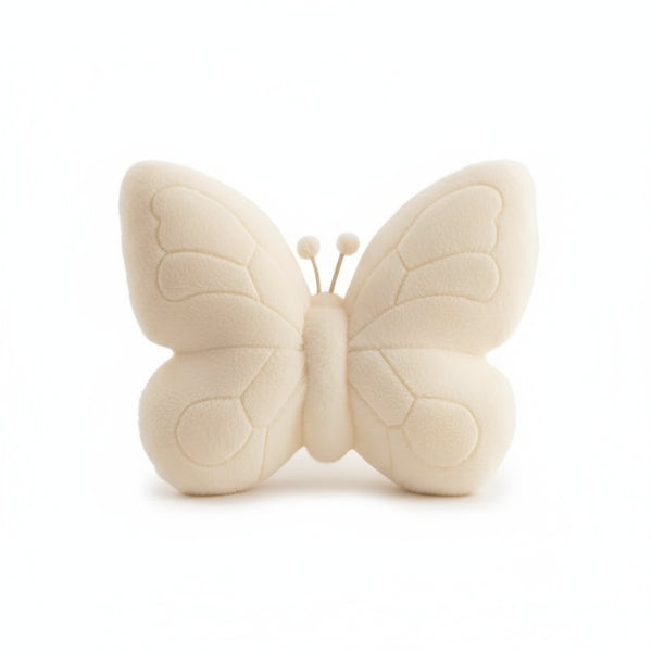 Schmetterling Kuscheltier Weich Weiß