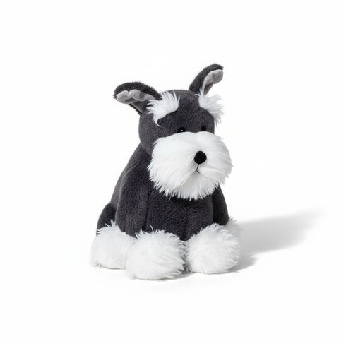 Schnauzer Kuscheltier Grau