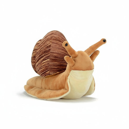 Schnecke Kuscheltier Gartenfreund Braun