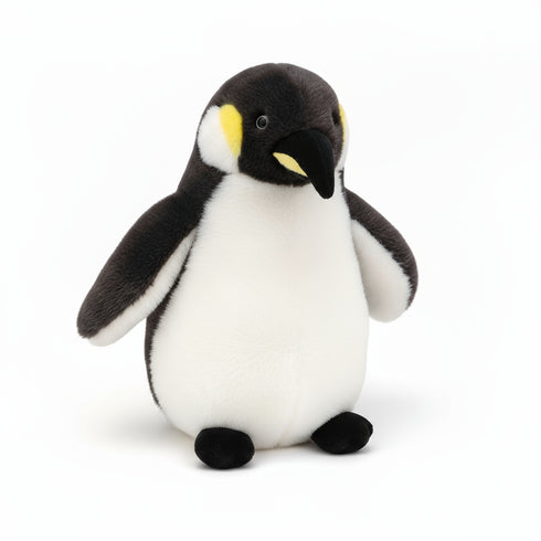 Schwarz Flauschiger Pinguin Kuscheltier
