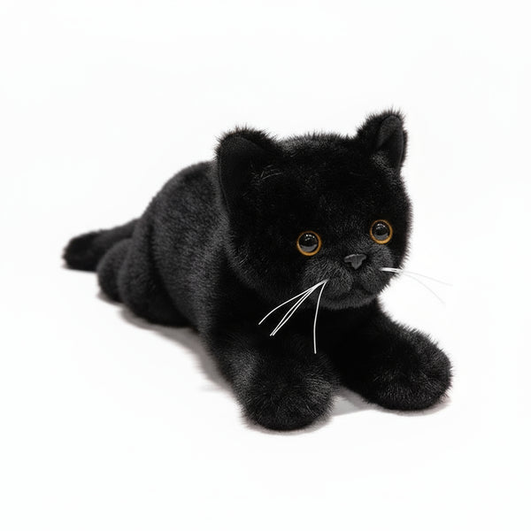 Schwarz Lange Katze Kuscheltier