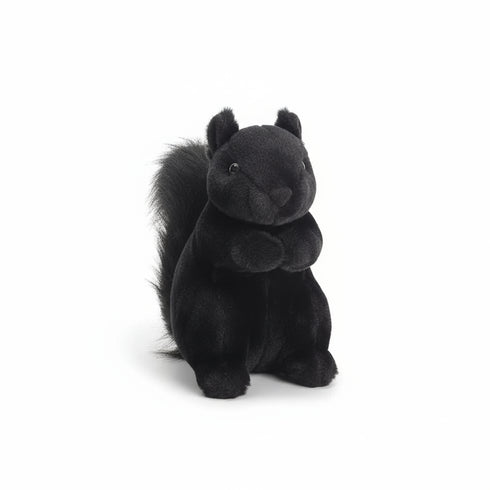 Schwarz Naturgetreues Eichhörnchen Kuscheltier