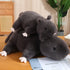 Schwarze Maus Kuscheltier