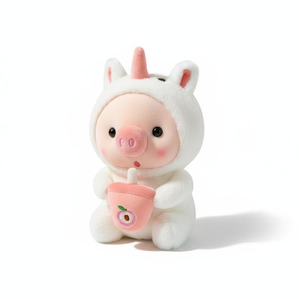 schwein kuscheltier klein weiss