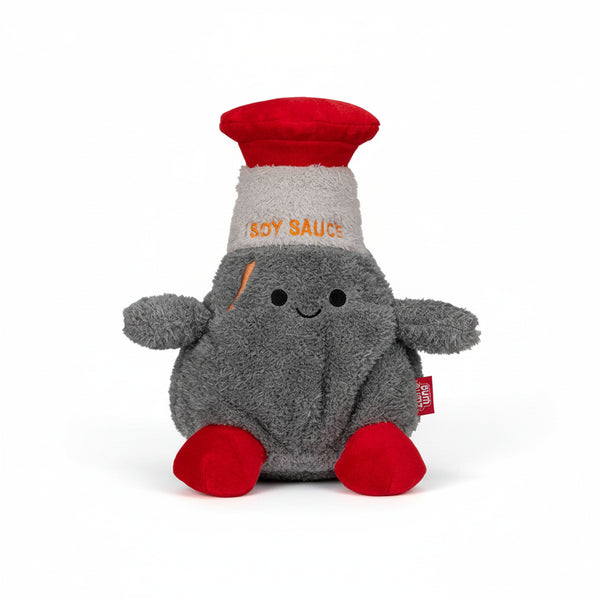 Sojasauce Kuscheltier Grau