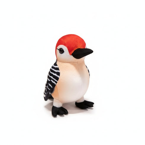 Specht Kuscheltier Rot