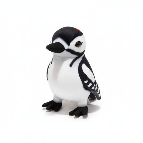 Specht Kuscheltier Schwarz