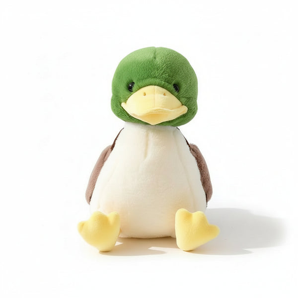 Süßes Ente Kuscheltier Grün