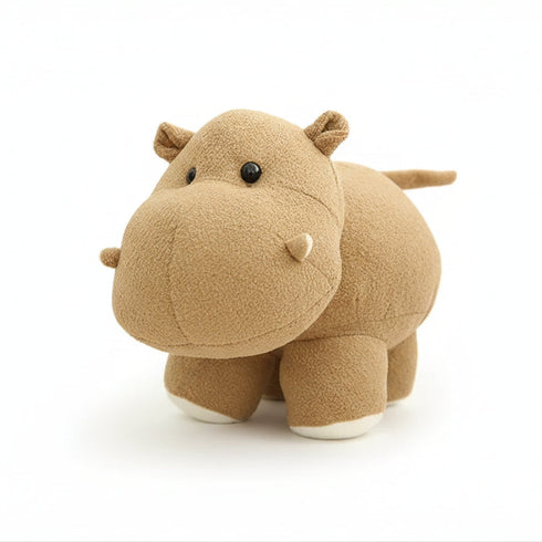 Süßes Nilpferd Kuscheltier Braun