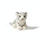 tigerbaby kuscheltier weiss