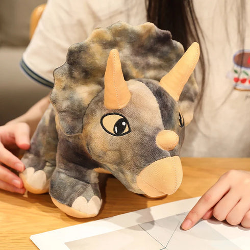Triceratops Plüschtier Bunt