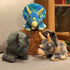 Triceratops Plüschtier Bunt