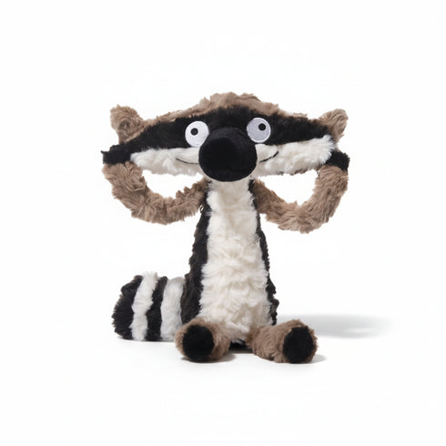 Waschbär Kuscheltier Cartoon Grau