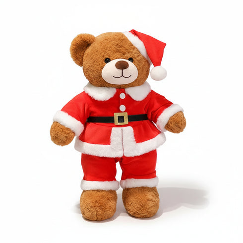 Weihnachts-Bär Kuscheltier Braun