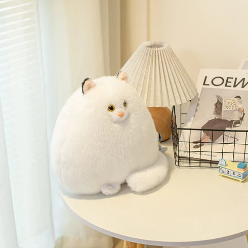 Weiße Katze Kuscheltier