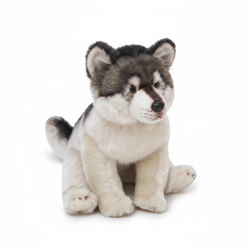 wolf kuscheltier grau grau