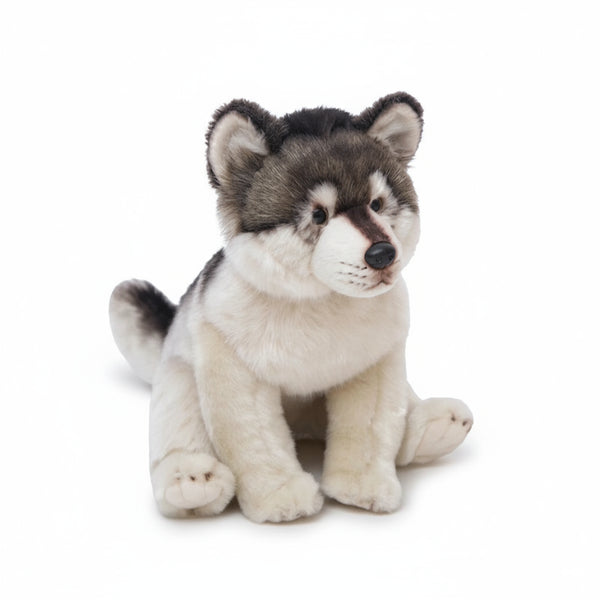 wolf kuscheltier grau grau