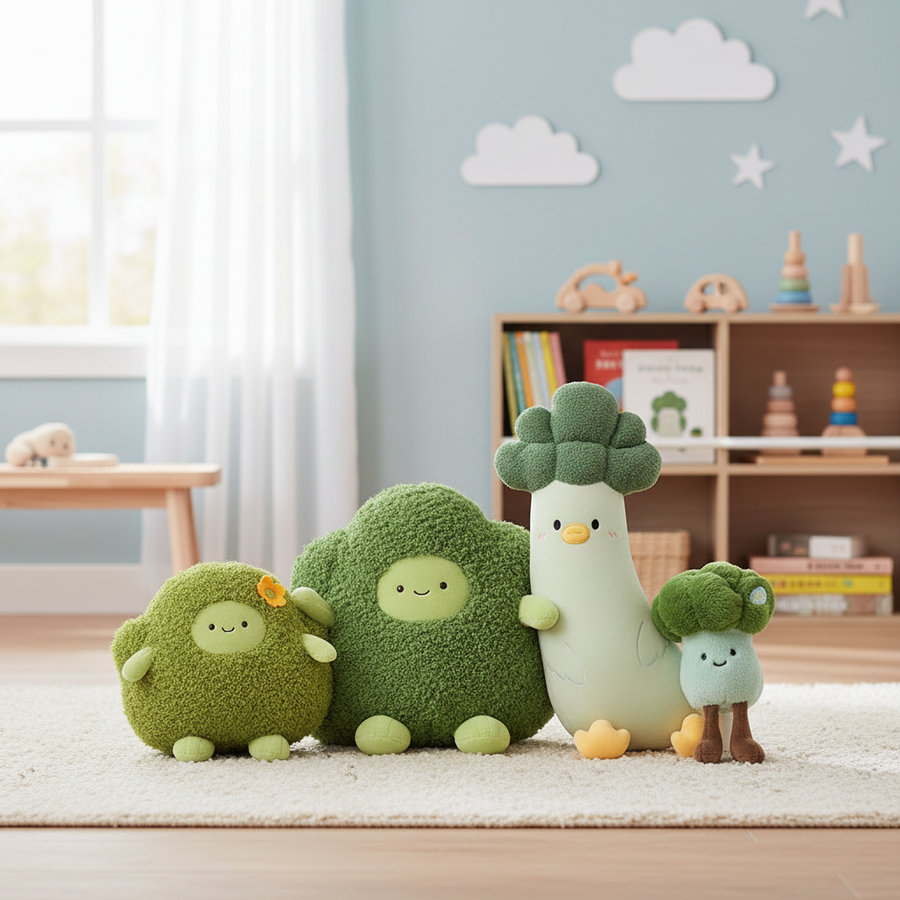 Brokkoli Kuscheltier