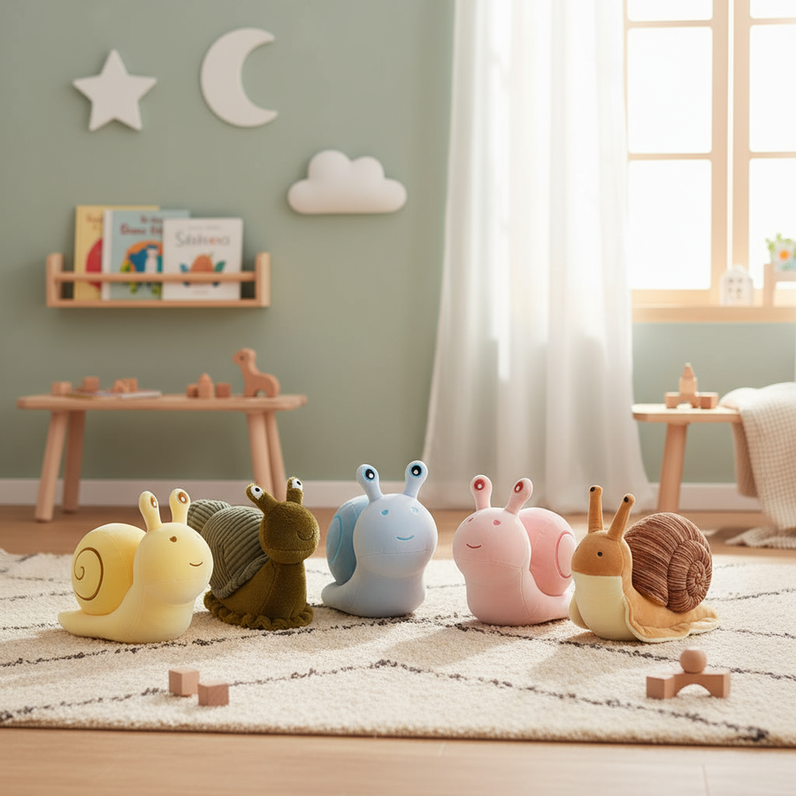 Schnecke Kuscheltier